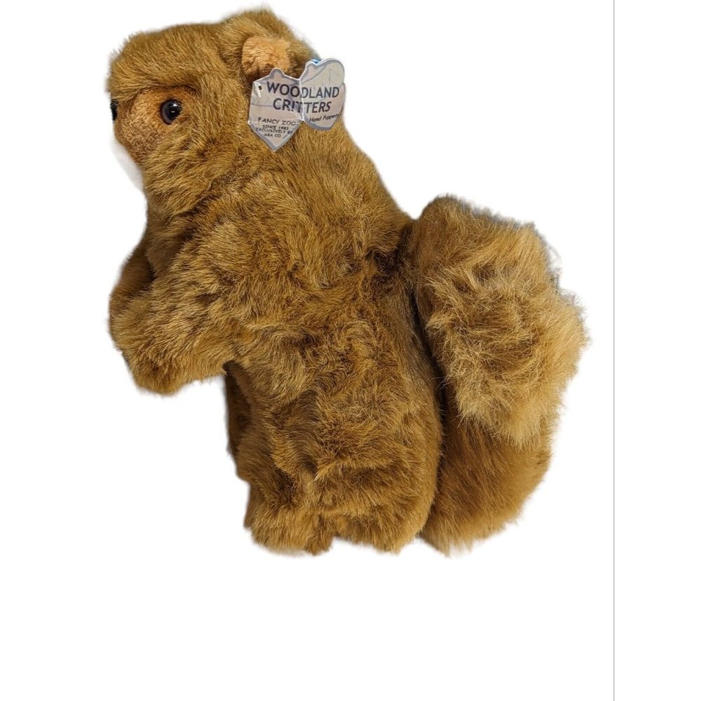 Fancy Zoo A & A Company Plush Red Squirrel Hand Puppet Stuffed Toy